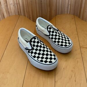 Platform Checkered Vans